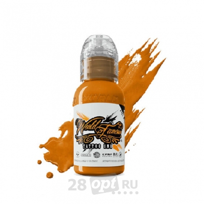 Краска для художественной татуировки World Famous Tattoo Ink, Cleopatra Copper, 15 мл