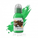 Краска для художественной татуировки World Famous Tattoo Ink, Mint Green, 15 мл