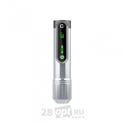 Роторная тату-машинка для художественной татуировки EZ, P2 EPIC, Silver
